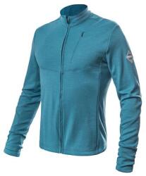 Sensor Hanorac pentru bărbați Sensor Merino Upper cu fermoar complet, mint blue mărimi îmbrăcăminte XXL (2-00502-XXL)