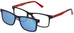 Solano Rame ochelari de vedere cu ClipON polarizat pentru Baieti Solano CL 50046B, Plastic, Albastru, 48 mm (CL 50046B) Rama ochelari