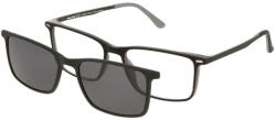 Solano Rame ochelari de vedere cu ClipON polarizat pentru Barbati Solano CL 90245A, Plastic, Negru, 55 mm (CL 90245A)