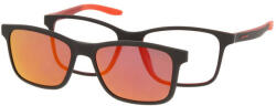 Solano Rame ochelari de vedere cu ClipON polarizat pentru Barbati Solano CL 90197C, Plastic, Rosu, 54 mm (CL 90197C)
