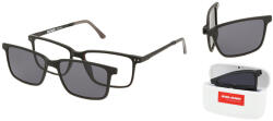 Solano Rame ochelari de vedere cu ClipON polarizat pentru Barbati Solano CL 90211A, Plastic, Negru, 55 mm (CL 90211A)