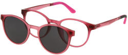 Solano Rame ochelari de vedere cu ClipON polarizat pentru Fete Solano CL 50048B, Plastic, Roz, 46 mm (CL 50048B)