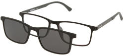 Solano Rame ochelari de vedere cu ClipON polarizat pentru Barbati Solano CL 90215B, Plastic, Negru, 53 mm (CL 90215B)