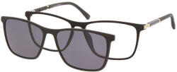Solano Rame ochelari de vedere cu ClipON polarizat pentru Barbati Solano CL 90147A, Plastic, Negru, 58 mm (CL 90147A) Rama ochelari