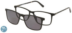 Solano Rame ochelari de vedere cu ClipON polarizat pentru Barbati Solano CL 90205A, Plastic, Negru, 55 mm (CL 90205A) Rama ochelari