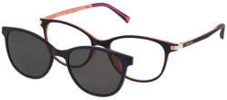 Solano Rame ochelari de vedere cu ClipON polarizat pentru Fete Solano CL 50045D, Plastic, Negru, 48 mm (CL 50045D)