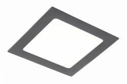 GTV LD-MAW13W-CBP-10 MATIS PLUS LED lámpatest, mélysugárzó, 13W, fekete, 3000K, 1020lm, AC220-240V, hornyos, IP20, 120° (LD-MAW13W-CBP-10)