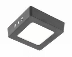 GTV LD-MAN07W-CBP-10 MATIS PLUS LED lámpatest, mélysugárzó, 7W, fekete, 3000K, 560lm, AC220-240V, felületre szerelhető, IP20, 120° (LD-MAN07W-CBP-10)