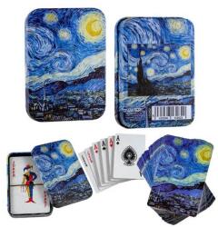 Javier Van Gogh Csillagos éj Römi kártya/francia kártya fémdobozban - 1 pakli (IMO-JV-13-262)