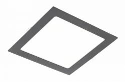GTV LD-MAW19W-CBP-10 MATIS PLUS LED lámpatest, mélysugárzó, 19W, fekete, 3000K, 1520lm, AC220-240V, hornyos, IP20, 120° (LD-MAW19W-CBP-10)