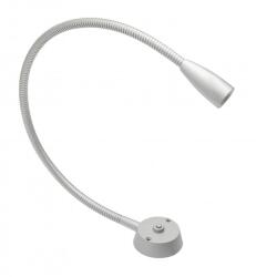 GTV LD-BOS1CBWB-53 LED lámpa BOSTON 2 ágyas, 12V, LED 1W, meleg fehér, kapcsoló a talpon, IP20, alumínium (LD-BOS1CBWB-53)