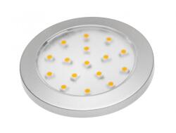 GTV LD-LU16NE-53 LED lámpatest Lumino ezüst 12V DC, 1.5W, 16 SMD3528, semleges fehér, 2m kábel miniAMP-val (LD-LU16NE-53)