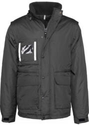 Designed To Work WK6106 DETACHABLE-SLEEVED WORKWEAR PARKA (wk6106bl-4xl)