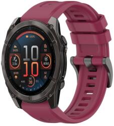 SILICONE Cserélhető szíj Garmin Fenix 8 47mm bordóhoz