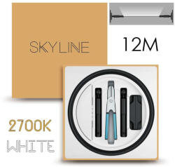 SkyLine ORION EXKLUZÍV Indirekt világítás 24V 8, 7W/m 2700K 12m hosszú Fehér (SKY-12A827W)