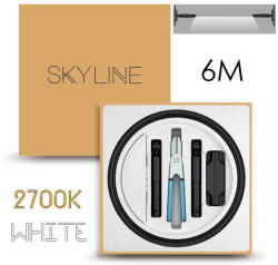 SkyLine AURORA EXKLUZÍV Direkt világítás 24V 10W/m 2700K 6m hosszú Fehér (SKY-06B927W)