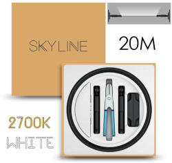 SkyLine MILKY WAY EXKLUZÍV Indirekt világítás 24V 8, 7W/m 2700K 20m hosszú Fehér (SKY-20A827W)