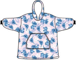 Aymax Disney Lilo és Stitch, A csillagkutya Light Rose belebújós plüss polár pulóver, poncsó 3-6 év (AYM076257)