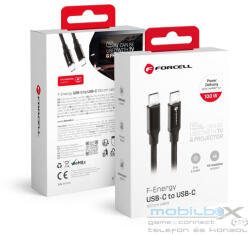  FORCELL F-ENERGY C338 cable Type C to Type C PD QC4.0 3A 60W 1 m black