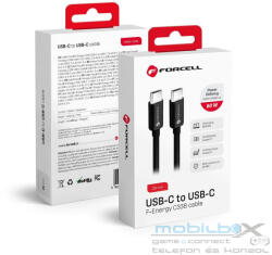 FORCELL F-ENERGY C338 cable Type C to Type C PD QC4.0 3A 60W 0, 25 m black