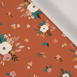 Takoy Téli anyag dzsekihez és kabáthoz 20000/10000 virágok fahéj alapon