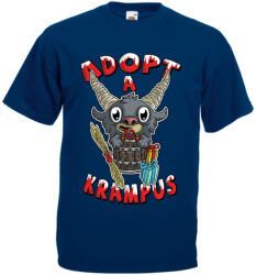  Adopt a Krampus - Karácsonyi Férfi Póló (628592)