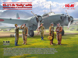 ICM Ki-21-Ib 'Sally' with Japanese Pilots and Ground Personnel 1: 48 (48197)