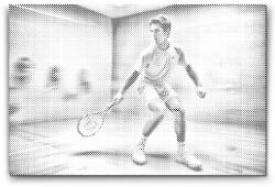  PontPöttyöző - Squash Méret: 40x60cm, Keretezés: Keret nélkül (csak a vászon), Szín: Kék