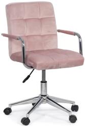 CHAIRS-ON Scaun de birou din catifea pentru copii OFF 328V roz