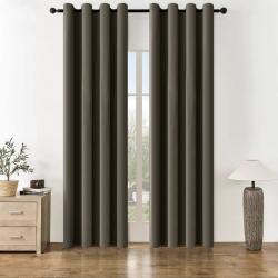 4Home Draperie blackout 4Home Manila verde-gri, 150 x 250 cm, verde