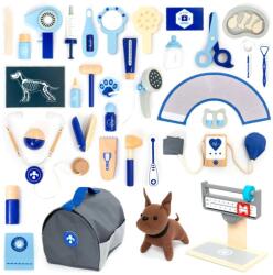 UMU Toys Set de joaca doctor veterinar 37 piese albastru UMU Toys (UM_1313)