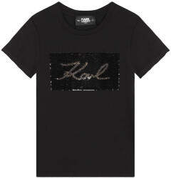 Karl Lagerfeld K T-Shirt Pentru copii Z30210 B 09b black (Z30210 B 09b black)