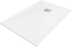 Mexen Stone+ правоъгълна композитна душкабина 130 x 70 см, бяла - 44107013 (44107013)