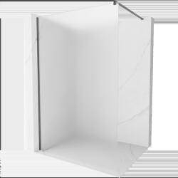 Mexen Kioto стена за душ Walk-in 80 x 200 cm, матово матирано 8 mm, оръжие сиво полиран - 800-080-101-66-30 (800-080-101-66-30)