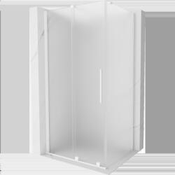 Mexen Velar плъзгаща се душ кабина 120 x 70 см, мраз, бяла - 871-120-070-31-20 (871-120-070-31-20)