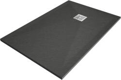Mexen Stone+ Правоъгълна композитна душ кабина 110 x 90 см, антрацит - 44719011 (44719011)