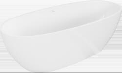 Mexen Torino свободностояща вана от конгломерат 155 x 78 см, бял гланц - 57271557810 (57271557810)
