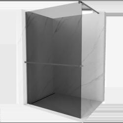Mexen Kioto+ душ кабина с рафт Walk-in 120 x 200 cm, графит, четка gun gray - 800-120-121-66-40 (800-120-121-66-40)