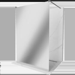 Mexen Kioto свободностояща душ стена 120 x 200 cm, огледало 8 mm, четкано оръжие - 800-120-002-66-50 (800-120-002-66-50)