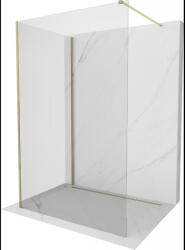 Mexen Kioto душ кабина Walk-in 140 x 85 см, прозрачна, златна - 800-140-212-50-00-085 (800-140-212-50-00-085)