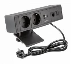 GTV 2 Plug + 2 USB + RJ45 + HDMI 1,5 m (AE-GM2SBAR-20)