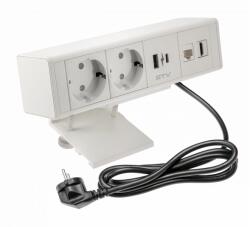 GTV 2 Plug + 2 USB 1,5 m (AE-GM2SBAR-10)