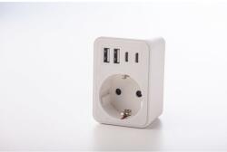 Strohm 1 Plug + 4 USB (SM-A-CGZB1U1)