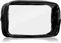 Notino Travel Collection Small Clear Organizer geantă de cosmetice transparentă transparent S Black 20x10x5 cm 1 buc