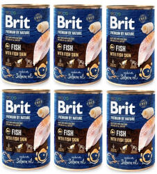 Brit Premium by Nature Pește cu piele de pește 6x800g