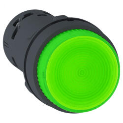 Schneider Electric Schneider világító nyomógomb LED, 1NO, zöld (XB7NW33B1) (XB7NW33B1)