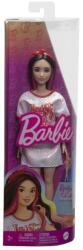 Mattel Papusa Barbie Fashionista Bruneta Cu Rochita Sport (MTFBR37_HRH12) - ookee Papusa Barbie