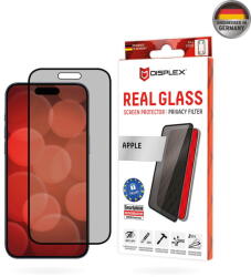 Displex Folie pentru iPhone 16 - Displex Real Glass Privacy Full Cover - Black (KF2334172)
