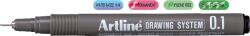 Artline Marker pentru desen tehnic ARTLINE, varf fetru 0.1mm - negru (EK-231-BK)