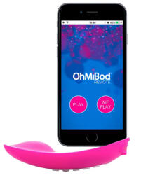 OhMiBod Stimulator Wearable Lightshow Interactive Bluetooth Control Free App Silicon USB Roz Vibrator
